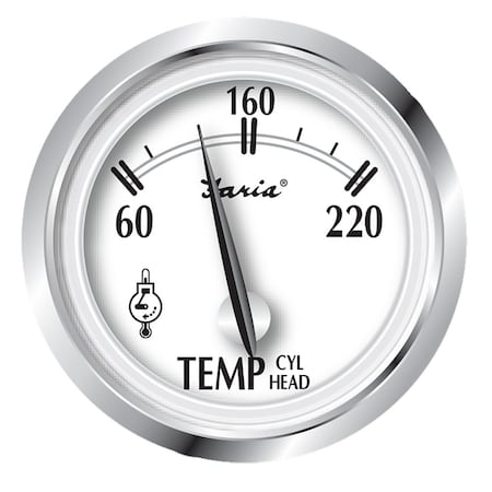Faria Beede Instruments Faria Newport SS 2" Cylinder Head Temperature Gauge w/Sender - 60° 25011